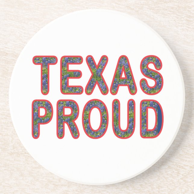 Posavasos Texas Proud Bluebonnet (Frente)