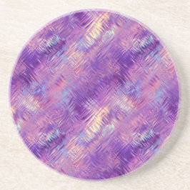 Posavasos Textura Amethyst Purple Crystal Gel