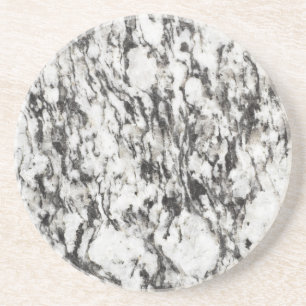 Posavasos Textura de granito   Fondo de mármol negro