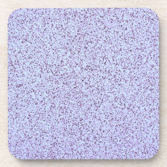 Posavasos Textura de hormigón púrpura pastel (Frente)