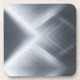 Posavasos Textura de macro de aluminio cepillado