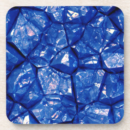 Posavasos Textura de piedra azul