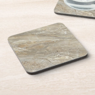 Posavasos Textura de piedra marrón