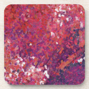 Posavasos Textura de pintura multicolor