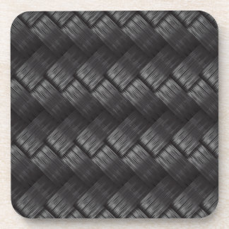 Posavasos Textura de Tejido de Fibra de Carbono