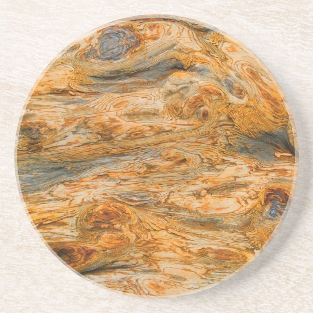 Posavasos Textura del patrón de corteza de árbol natural de  (Frente)