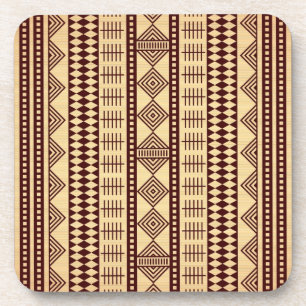 Posavasos Textura étnica de Brown