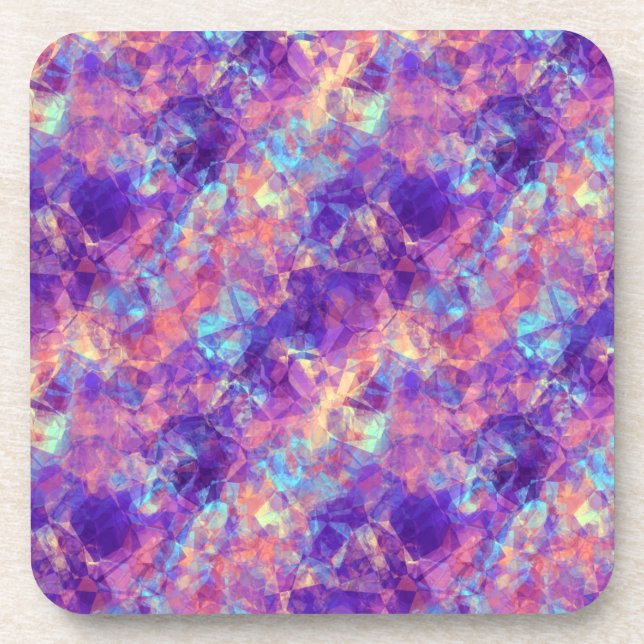 Posavasos Textura Violeta Cruzada (Frente)