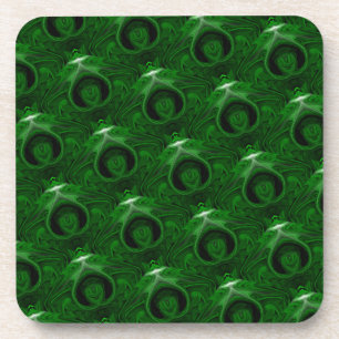 Posavasos texture green malachite
