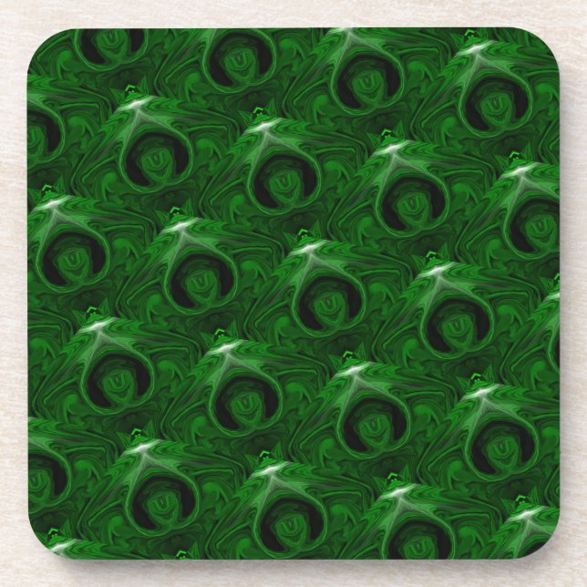 Posavasos texture green malachite (Frente)