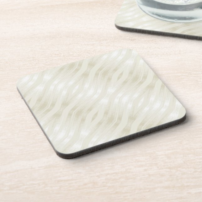 Posavasos Textured noble light beige and white (Lado Izquierdo)