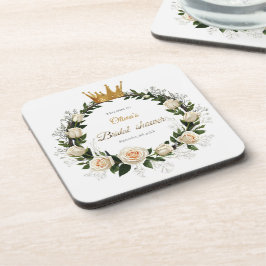 Posavasos Thank You White Roses & Baby’s Breath