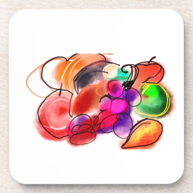 Posavasos Thanksgiving food (Frente)