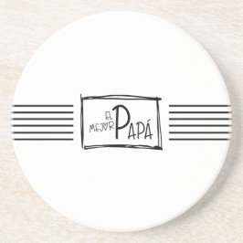 Posavasos The best Dad. El mejor Papá.