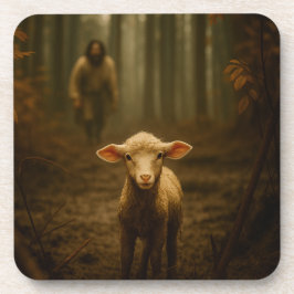 Posavasos The Good Shepherd and the Lost Lamb – Jesus & Lamb