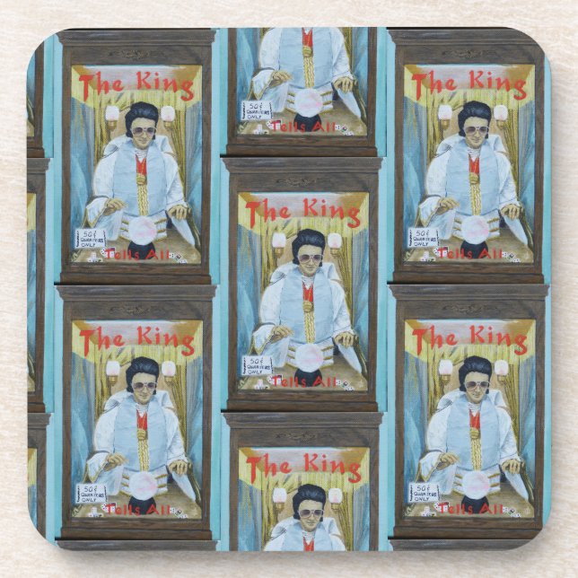 Posavasos The King Tells All (Frente)