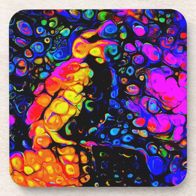 Posavasos The Lonely Bird 4: Liquid Art Style (Frente)