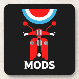 Posavasos The Mods - Mods y Rockers - Música Británica 