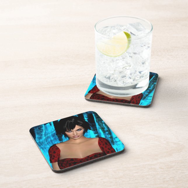 Posavasos The World Behind the Eyes hard plastic coasters (Lado Derecho)