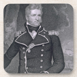 Posavasos Thomas Macdonough (1783-1825) grabado por Juan B.