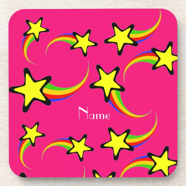 Posavasos Thunder_Cove: Estrellas de tiro con arco iris (Frente)