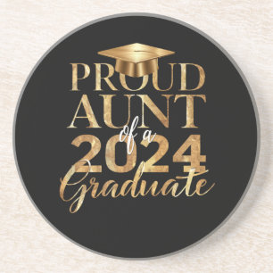 Posavasos Tía orgullosa de una graduación de la promoción de