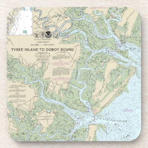 Posavasos Tíbee Island to Doboy Sound Nautical Chart 11509