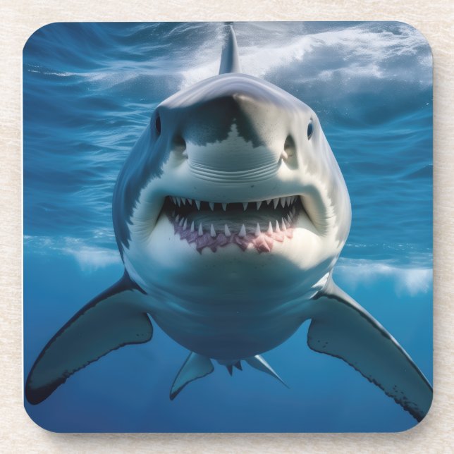 Posavasos Tiburón Blanco (Frente)