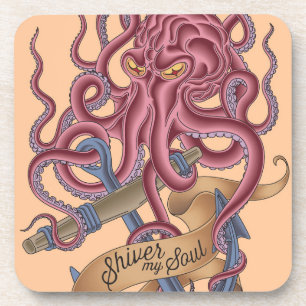 Posavasos Tiembla mi pulpo Tatto del alma el  