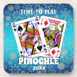 Posavasos Tiempo de jugar a Pinochle