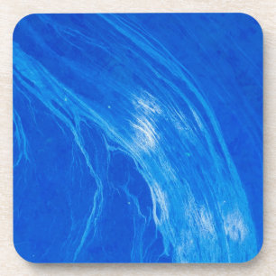 Posavasos Tiempo de verano de las olas azules del océano