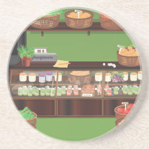 Posavasos Tienda Greengrocers