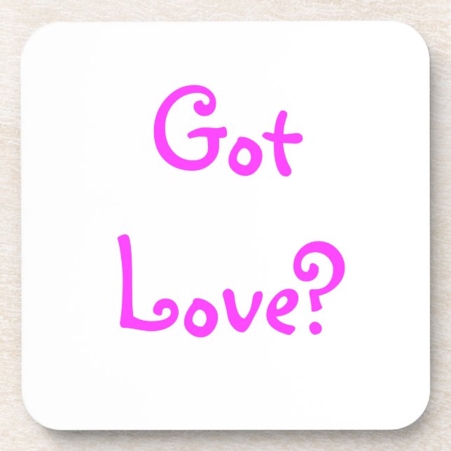 Posavasos ¿Tienes amor? (Frente)