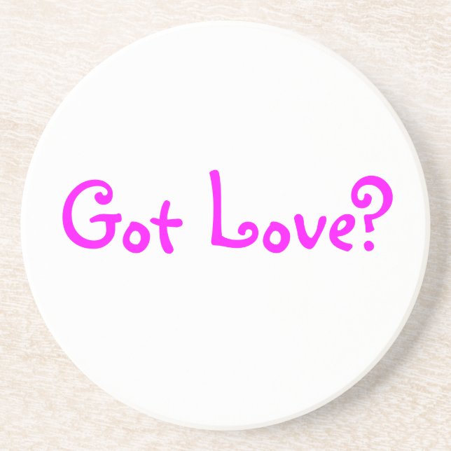 Posavasos ¿Tienes amor? (Frente)