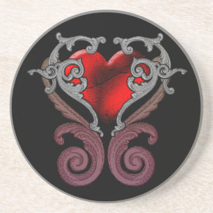 Posavasos Tienes Mi Corazón (Rojo)