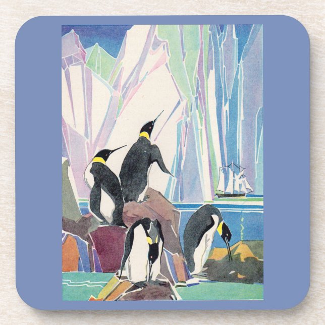 Posavasos tierra de pingüinos (Frente)