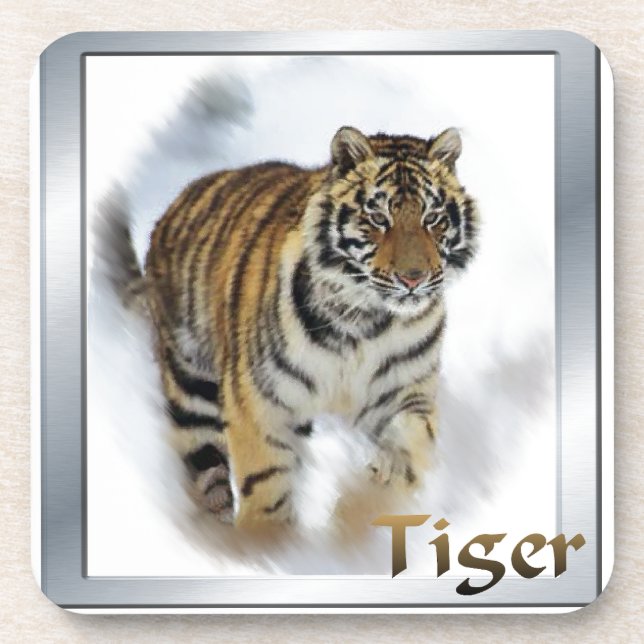 Posavasos Tiger Aovers Art (Frente)