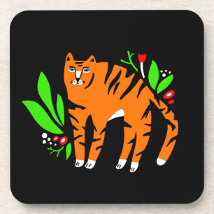 Posavasos Tigre en flores