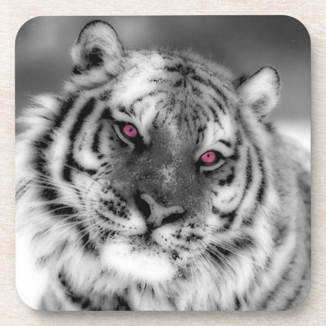 Posavasos Tigre Ojo Rosa (Frente)