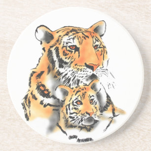 Posavasos Tigres y copos