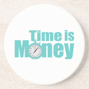 Posavasos Time Money Coasters: Diseño de Personalizables