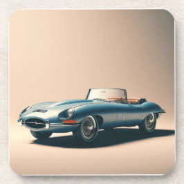Posavasos Tipo electrónico Jaguar convertible (azul)