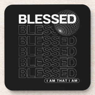 Posavasos Tipografía Afirmación Bendita