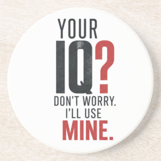 Posavasos Tipografía sarcástica Smart IQ