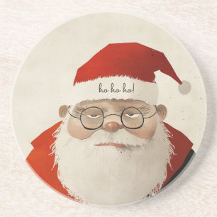 Posavasos Tired Santa