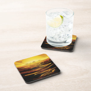 Posavasos Titán mayor luna del planeta Saturno