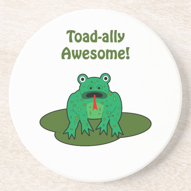 Posavasos Toad-ally Awesome (Frente)