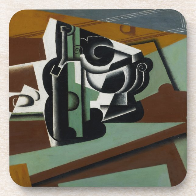 Posavasos Todavía Life, 1917 (aceite en el panel) (Frente)