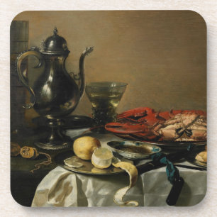 Posavasos Todavía vida, 1643 (aceite en el panel)