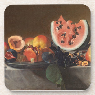 Posavasos Todavía vida con las sandías y la garrafa